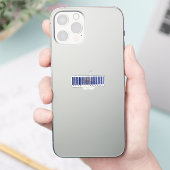 Made in Indiana Barcode Flag Sticker - Staatsstolz (Telefon)