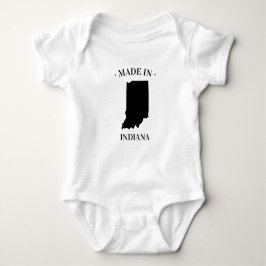 Made in Indiana IN Baby Bodysuit Baby Strampler