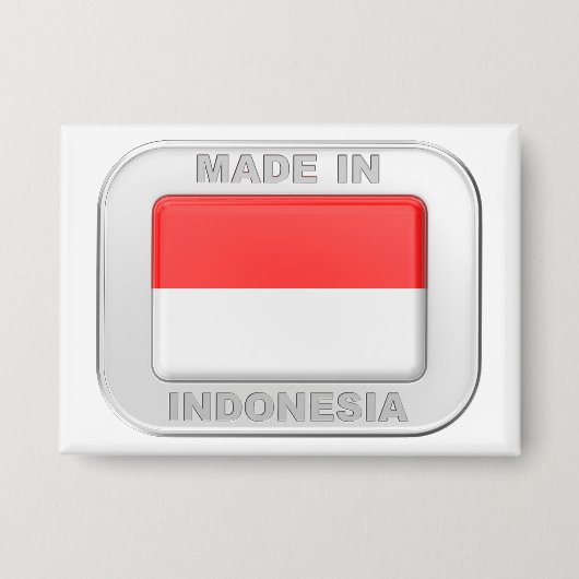 Made in Indonesia Button (Vorderseite)