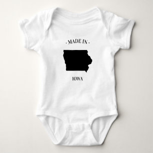 Made in Iowa IA Baby Bodysuit Baby Strampler
