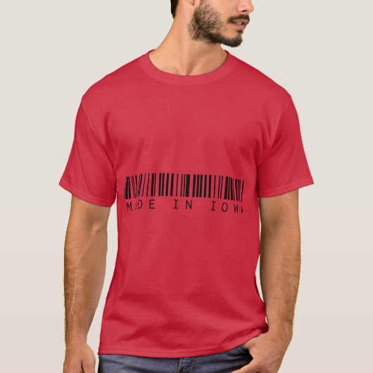 Made in Iowa Oversized T-Shirt (Vorderseite)
