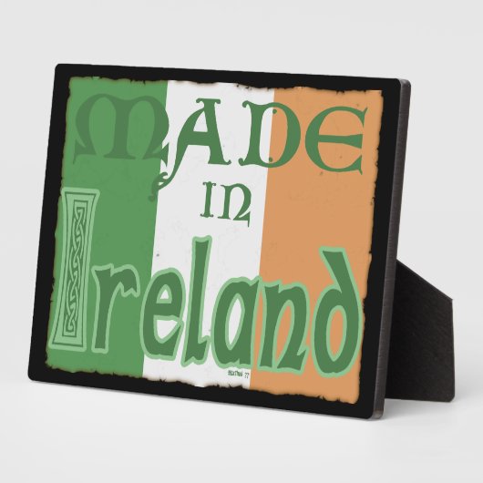 Made in Ireland 2 Plaques Fotoplatte (Seite)