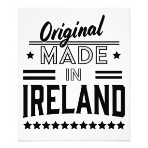 Made in Ireland beautiful retro logo. Fotodruck