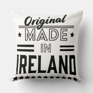 Made in Ireland beautiful retro logo. Kissen