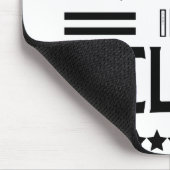 Made in Ireland beautiful retro logo. Mousepad (Ecke)