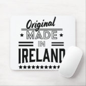 Made in Ireland beautiful retro logo. Mousepad (Mit Mouse)