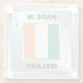 Made In Ireland Glasuntersetzer (Rückseite)