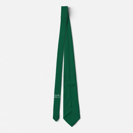 Made in Ireland Kelly Green Neck Tie Krawatte (Rückseite)