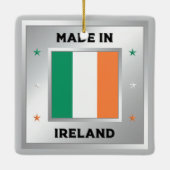 Made In Ireland Keramikornament (Rückseite)