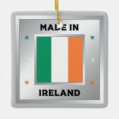 Made In Ireland Keramikornament (Vorderseite)