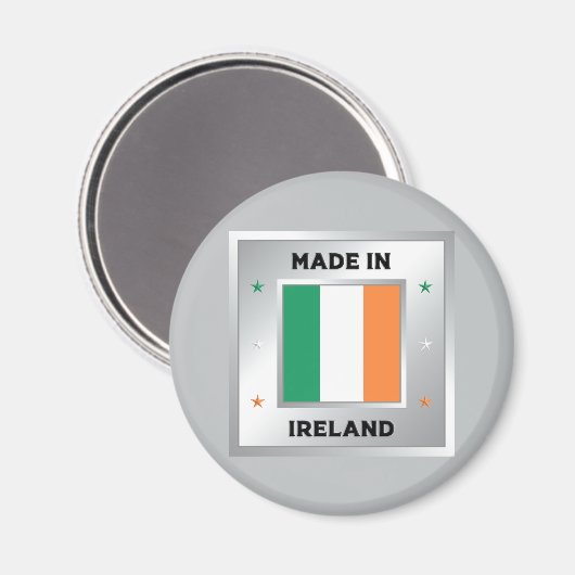 Made In Ireland Magnet (Vorderseite/Rückseite)