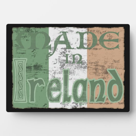 Made in Ireland Plaques Fotoplatte (Vorderseite)