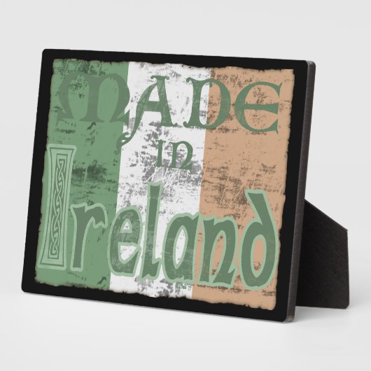 Made in Ireland Plaques Fotoplatte (Seite)
