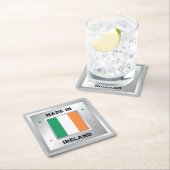 Made In Ireland Rechteckiger Pappuntersetzer (Vor Ort)