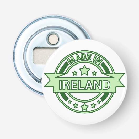 Made in Ireland St Patrick's Day Flaschenöffner (Vorderseite)