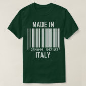 Made in Italy Barcode Funny 1 T-Shirt (Design vorne)