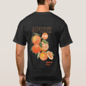 Made in Italy Basic Dunkles T-Shirt (Rückseite)