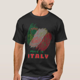 Made in Italy - Italian Food Art Pasta & Olive T-Shirt