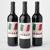 Made in Italy Weinetikett (Flaschen)