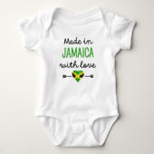 Made in Jamaica mit Liebe Baby Strampler (Vorderseite)