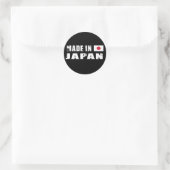 Made in Japan Runder Aufkleber (Tasche)