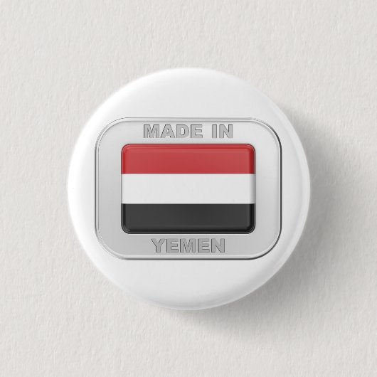 Made in Jemen Button (Vorderseite)