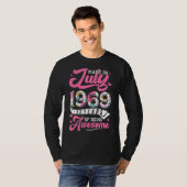Made in July 1969 Floral 53 Jahre alt 53 Geburtsta T-Shirt (Vorne ganz)