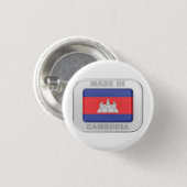 Made in Kambodscha Button (Vorne & Hinten)