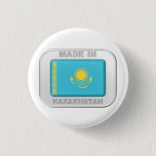 Made in Kasachstan Button (Vorderseite)