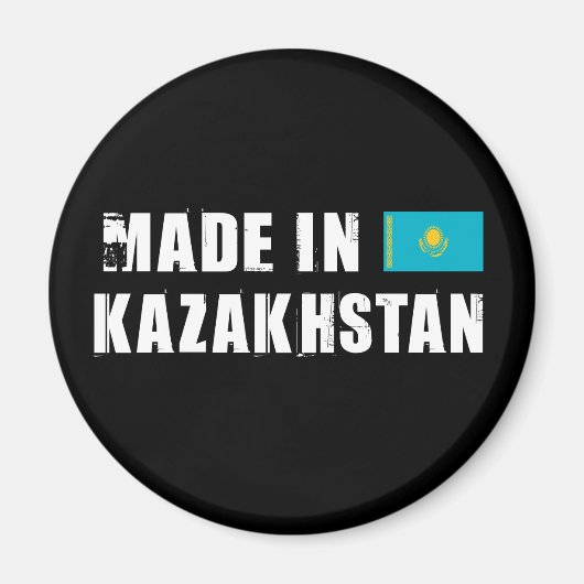 Made in Kasachstan Magnet (Vorne)