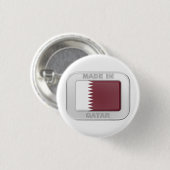 Made in Katar Button (Vorne & Hinten)