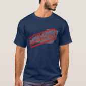 Made in Kentucky Grunge Map Navy Blue T - Shirt (Vorderseite)