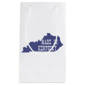 Made in Kentucky Silhouette Geschenktasche Kleine Geschenktüte (Vorderseite)