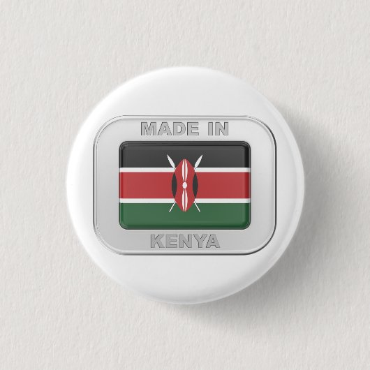 Made in Kenya Button (Vorderseite)