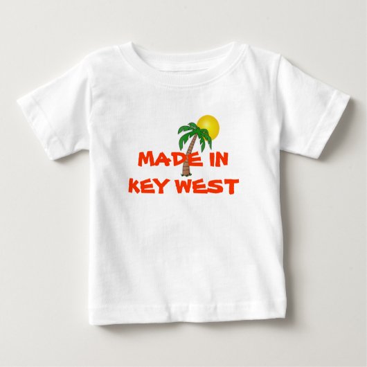 "Made in Key West" Baby-Shirt Baby T-shirt (Vorderseite)