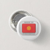 Made in Kirgisistan Button (Vorne & Hinten)