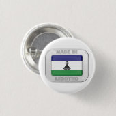Made in Lesotho Button (Vorne & Hinten)