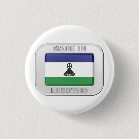Made in Lesotho Button (Vorderseite)