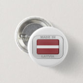 Made in Lettland Button (Vorne & Hinten)