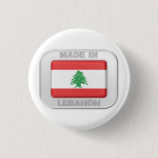 Made in Libanon Button (Vorderseite)