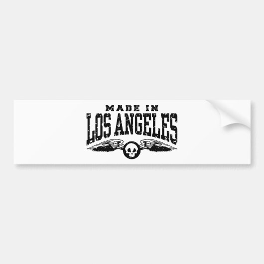 Made in Los Angeles Autoaufkleber (Vorne)