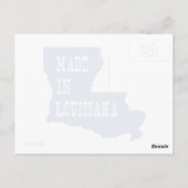 Made in Louisiana Postkarte (Rückseite)
