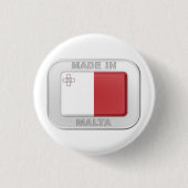 Made in Malta Button (Vorderseite)