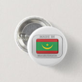 Made in Mauretanien Button (Vorne & Hinten)