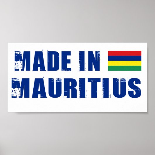 Made in Mauritius Poster (Vorne)