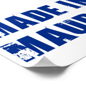 Made in Mauritius Poster (Ecke)
