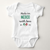 Made in Mexico mit Liebe Baby Strampler (Vorderseite)