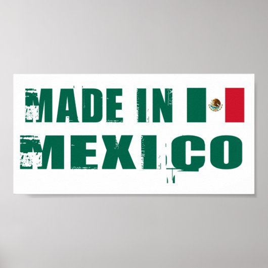 Made in Mexico Poster (Vorne)