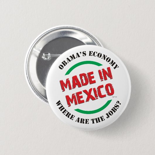 Made in Mexiko Button (Vorne & Hinten)
