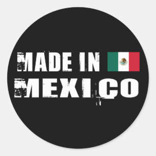 Made in Mexiko Runder Aufkleber